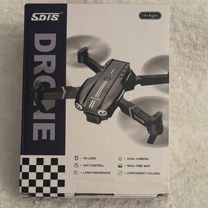Black Foldable Drone with HD Camera
